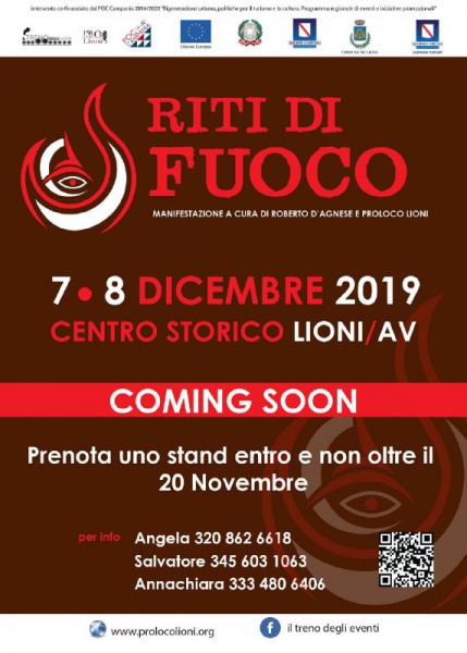 riti di fuoco 2019 provvisorio